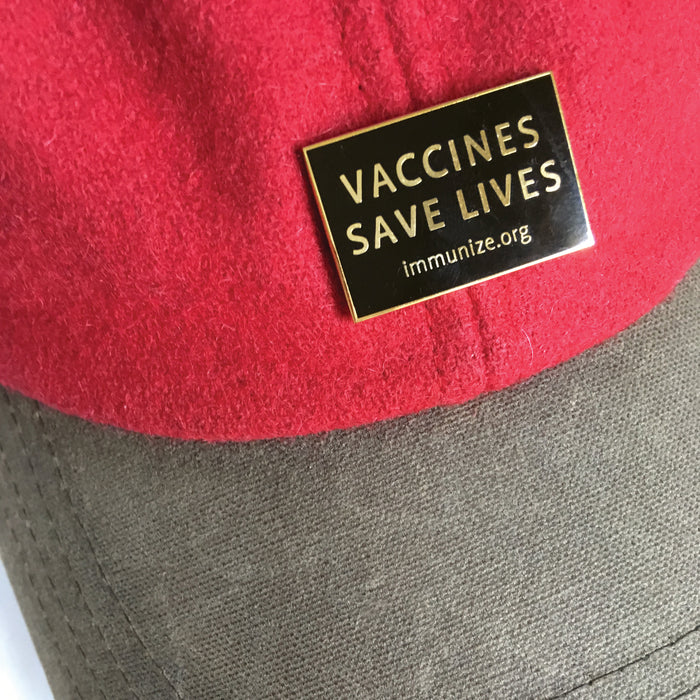 "Vaccines Save Lives" Pins